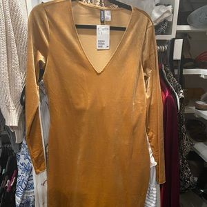 H&M Divided Velvet Dress